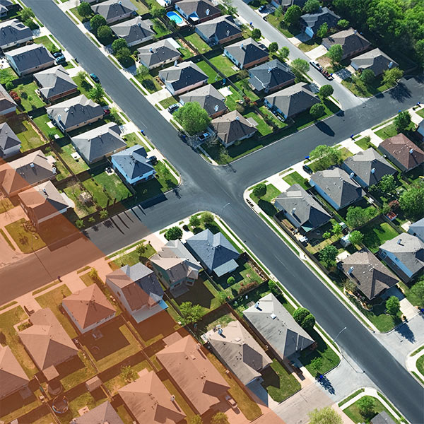 neighborhood top view | hoa management services