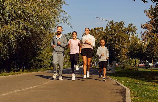 family jogging | managing a master planned community