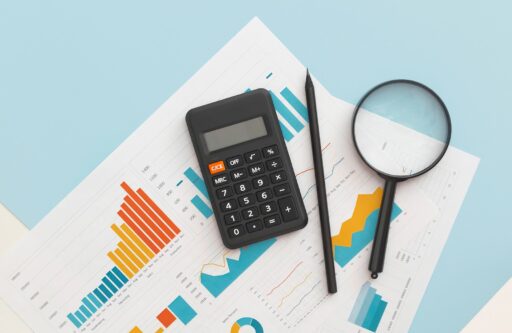 Business graphs and charts on table | hoa treasurer duties