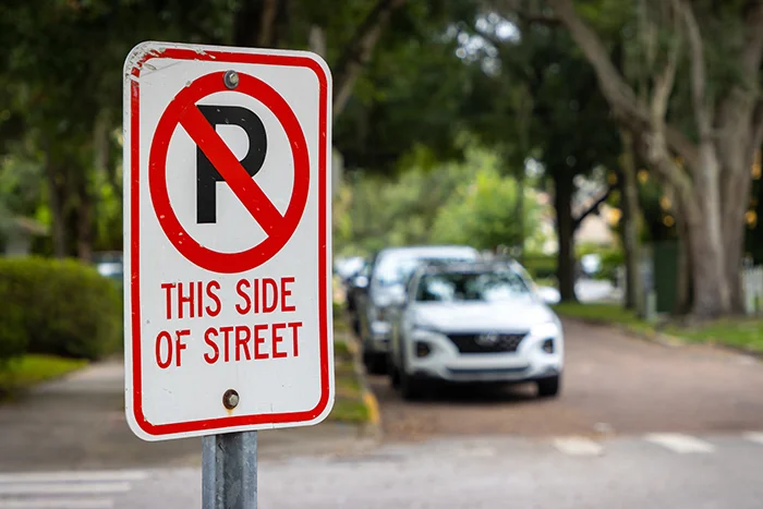 no parking sign | hoa parking rules