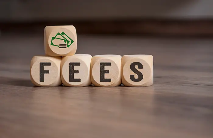 fees word in tiles | california hoa fee increase