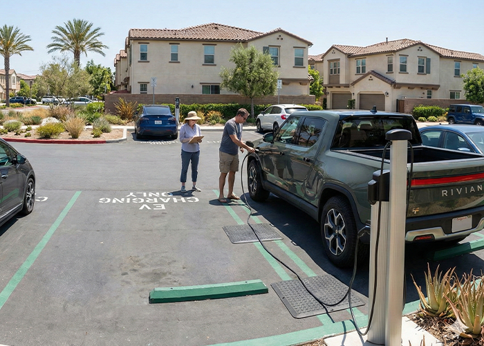 EV Charging in Assigned Spaces
