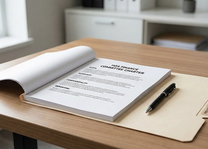 HOA budget committee