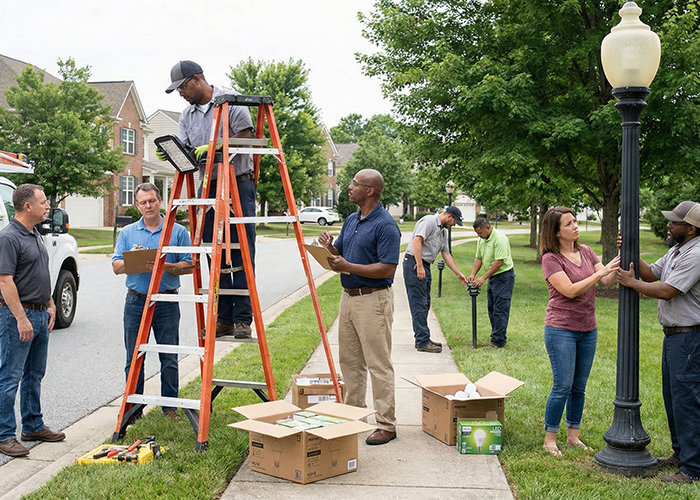 hoa light maintenance