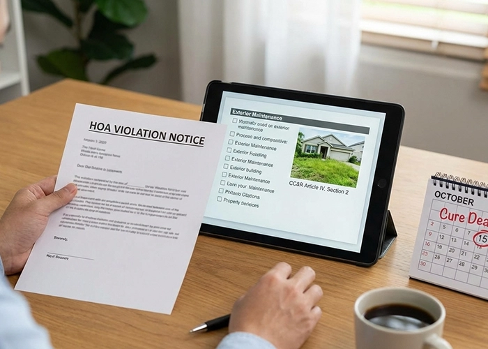 HOA rule violations