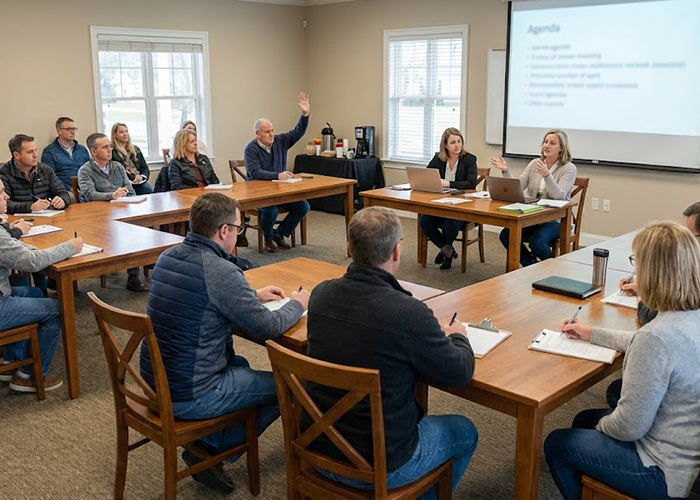 organize hoa meetings