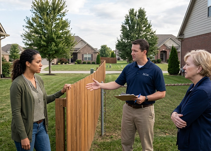 HOA fence rules