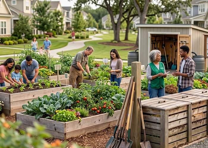 HOA Community Garden