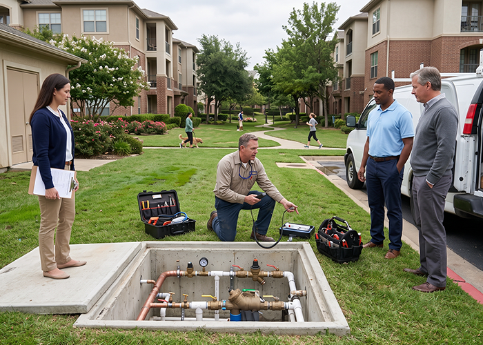 HOA plumbing responsibilities