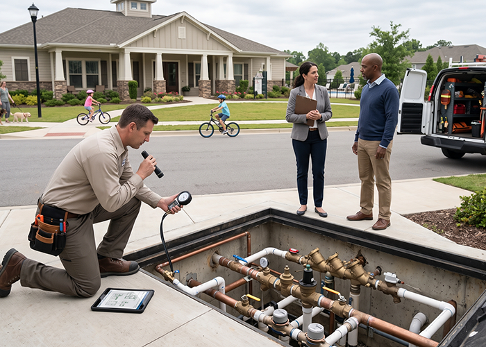 HOA plumbing responsibilities