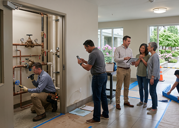 HOA plumbing responsibilities